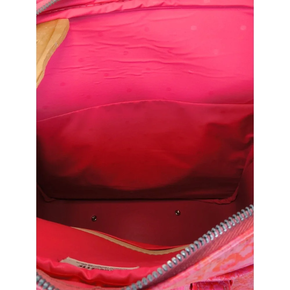 Vintage 1960s Samsonite Silhouette Hot Pink Weekender / Carry-on Luggage Bag